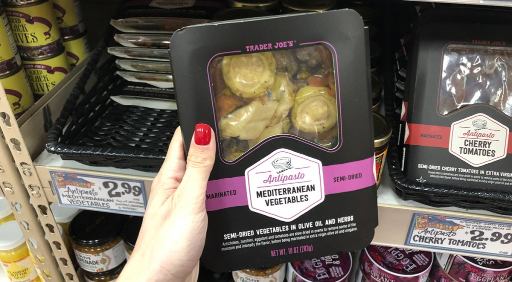 Mediterranean vegetables at trader joe's