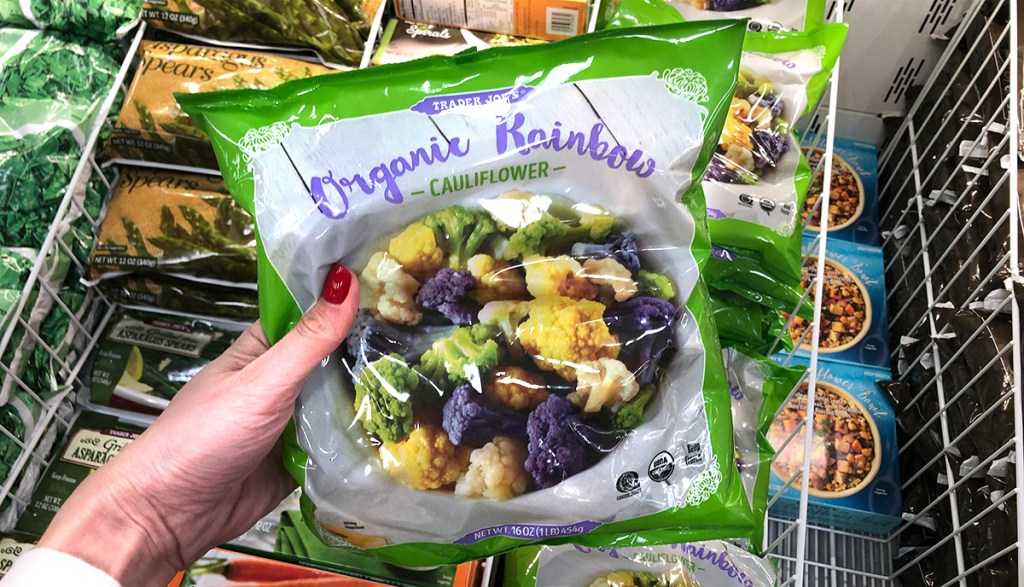 organic frozen rainbow cauliflower