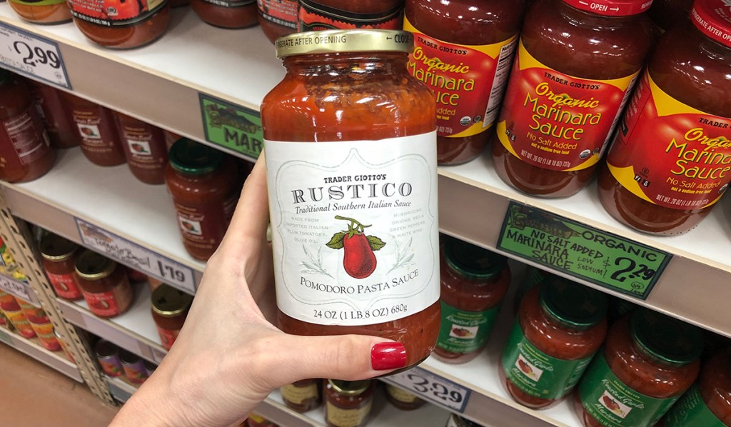 trader giottos rustico tomato sauce