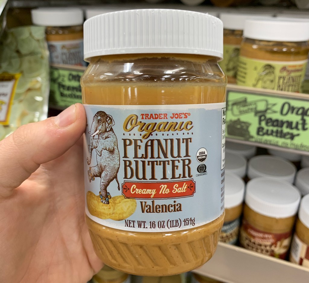 trader joe's organic creamy peanut butter