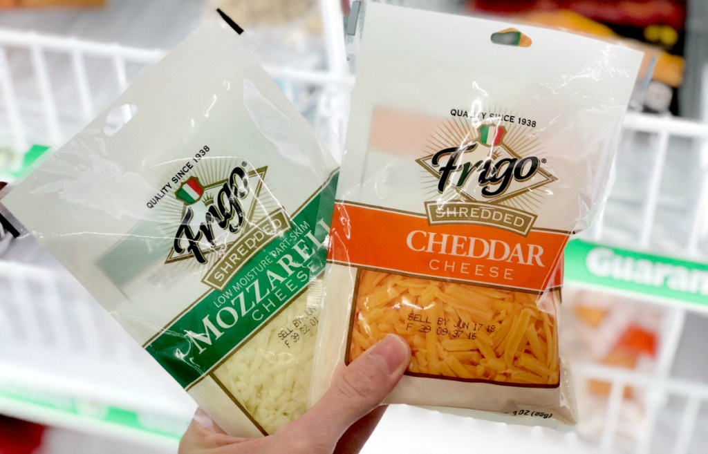 Frigo Shredded Cheese at Dollar Tree