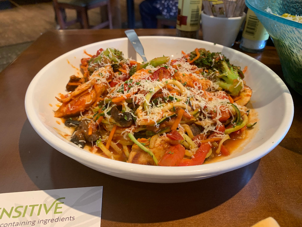 Here's Why We Love Olive Garden's New Keto Zoodle Dish