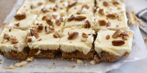 These Keto Pecan Cheesecake Bars Are Almost Too Yummy to Be Low-Carb