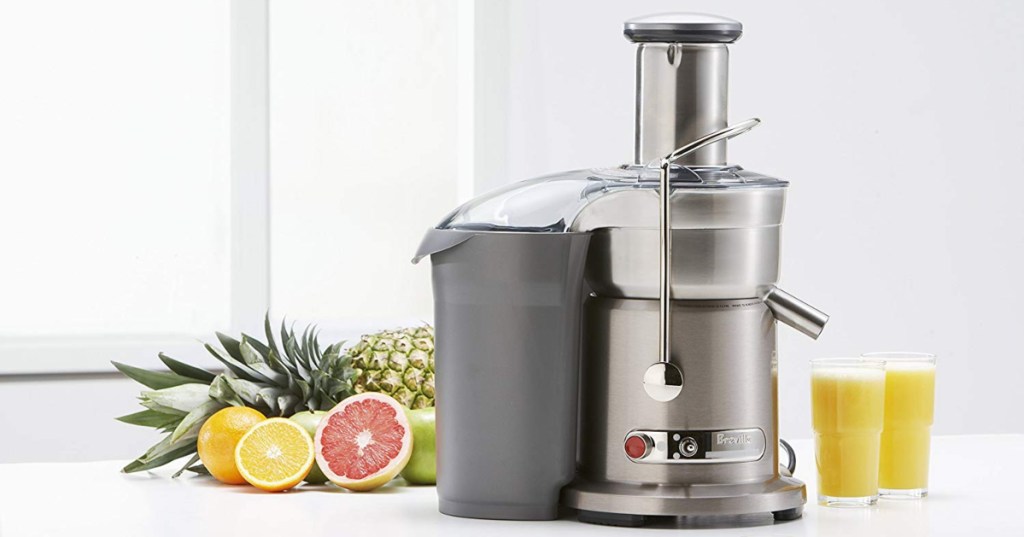 Breville juicer and fruit