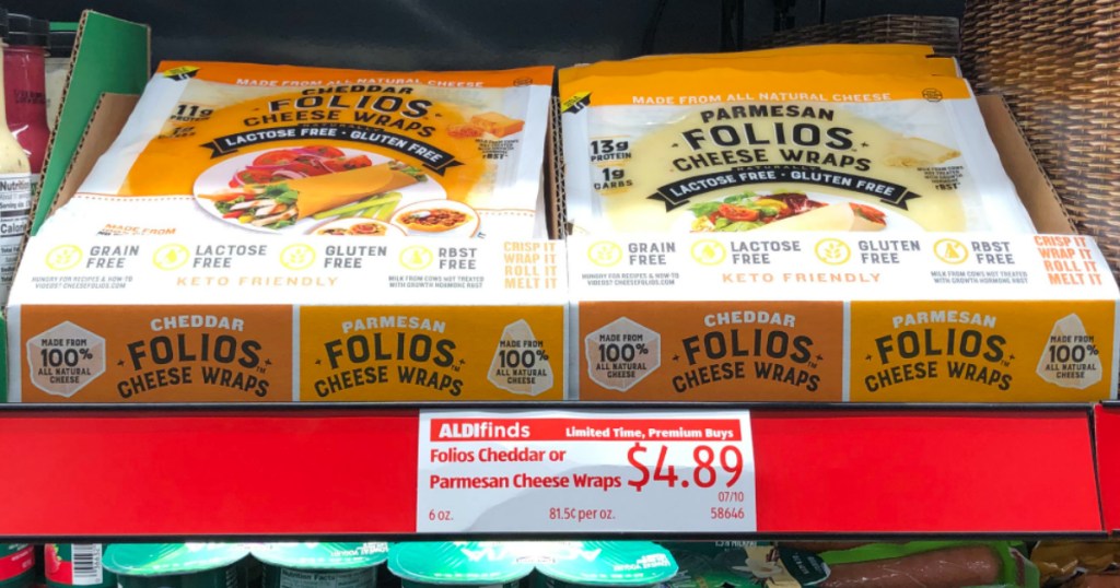 FOLIOS Cheese Wraps at ALDI