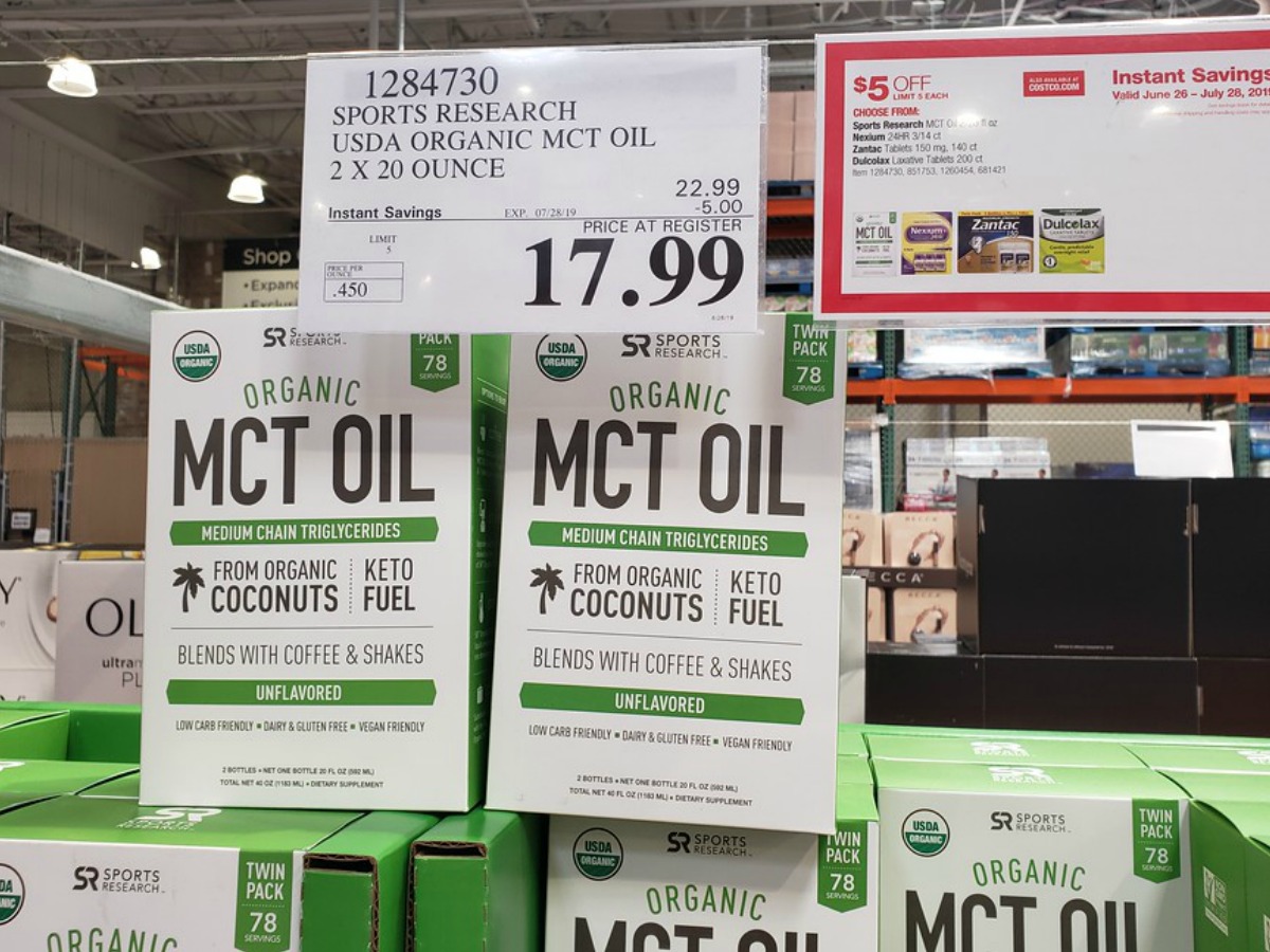コストコ　SR Organic MCT Oil 2本セット The Best Keto Friendly Costco Deals for July 2019 | Hip2Keto