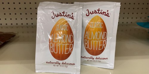 Justin’s Almond Butter Packets Make Quick Keto Snacks (Pay 50¢ with this Deal!)