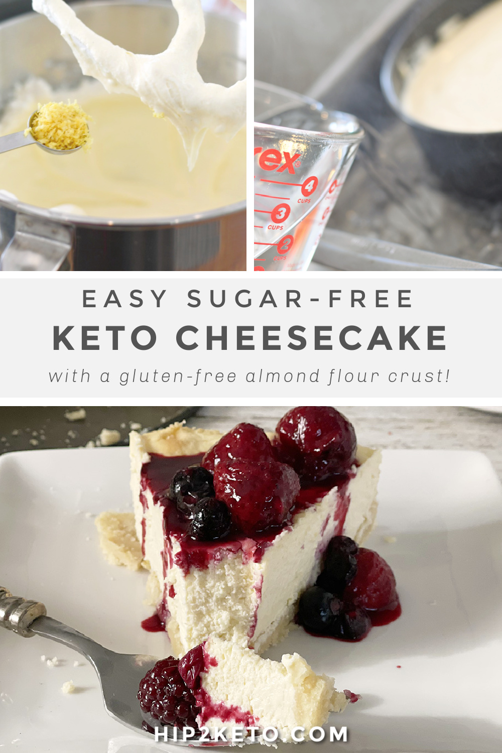 This Easy Keto Sugar-Free Cheesecake is a Crowd Pleaser