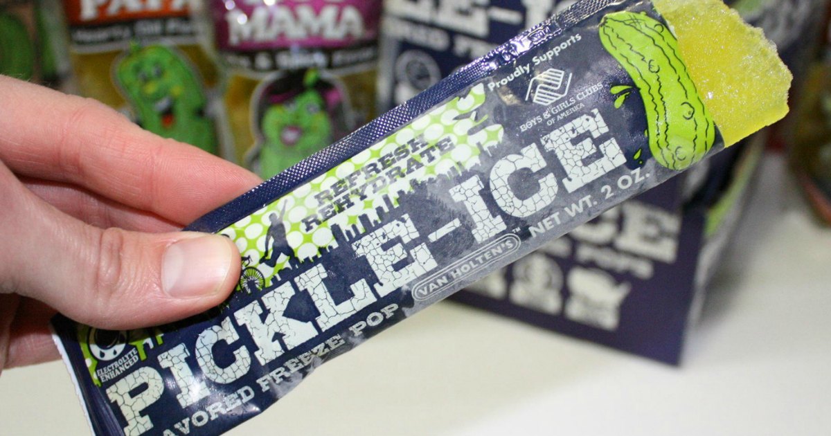These LowCarb Pickle Freeze Pops Are Made From Pickle Juice