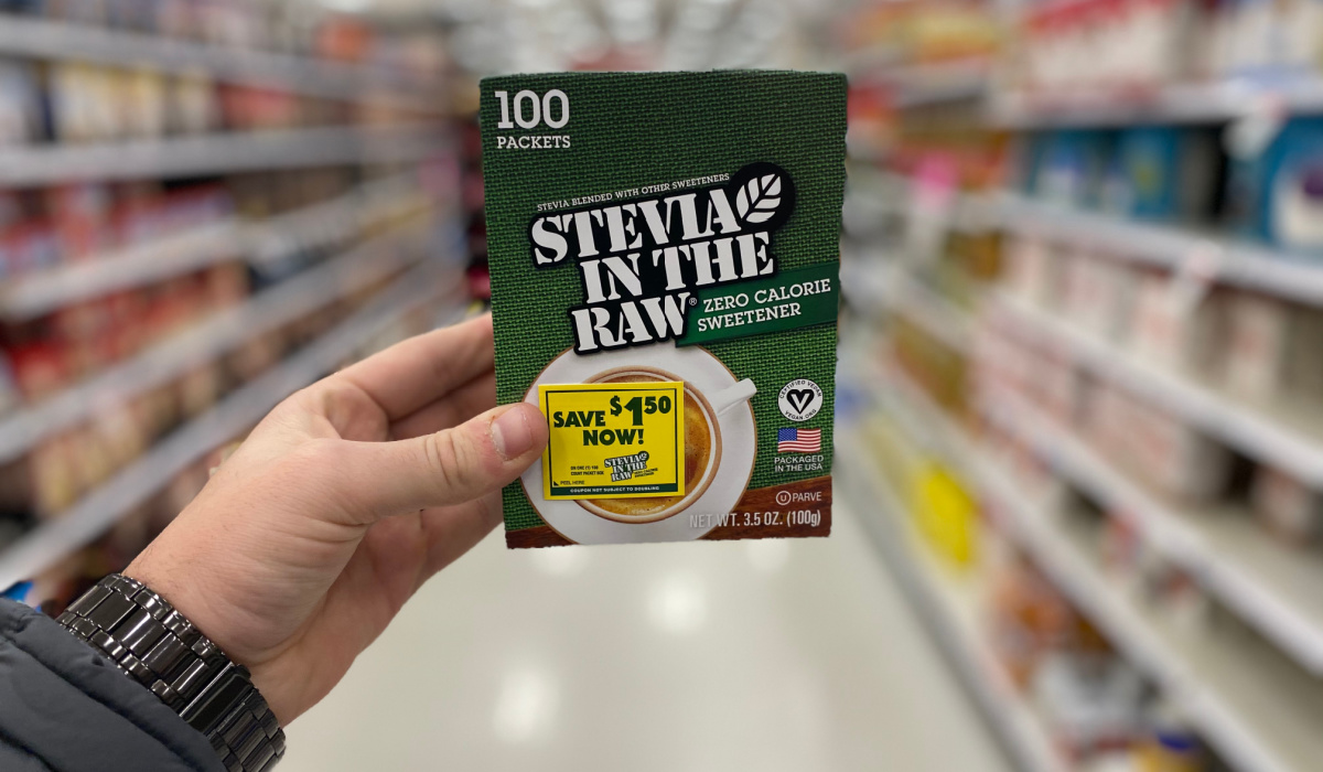 box of Stevia with coupon