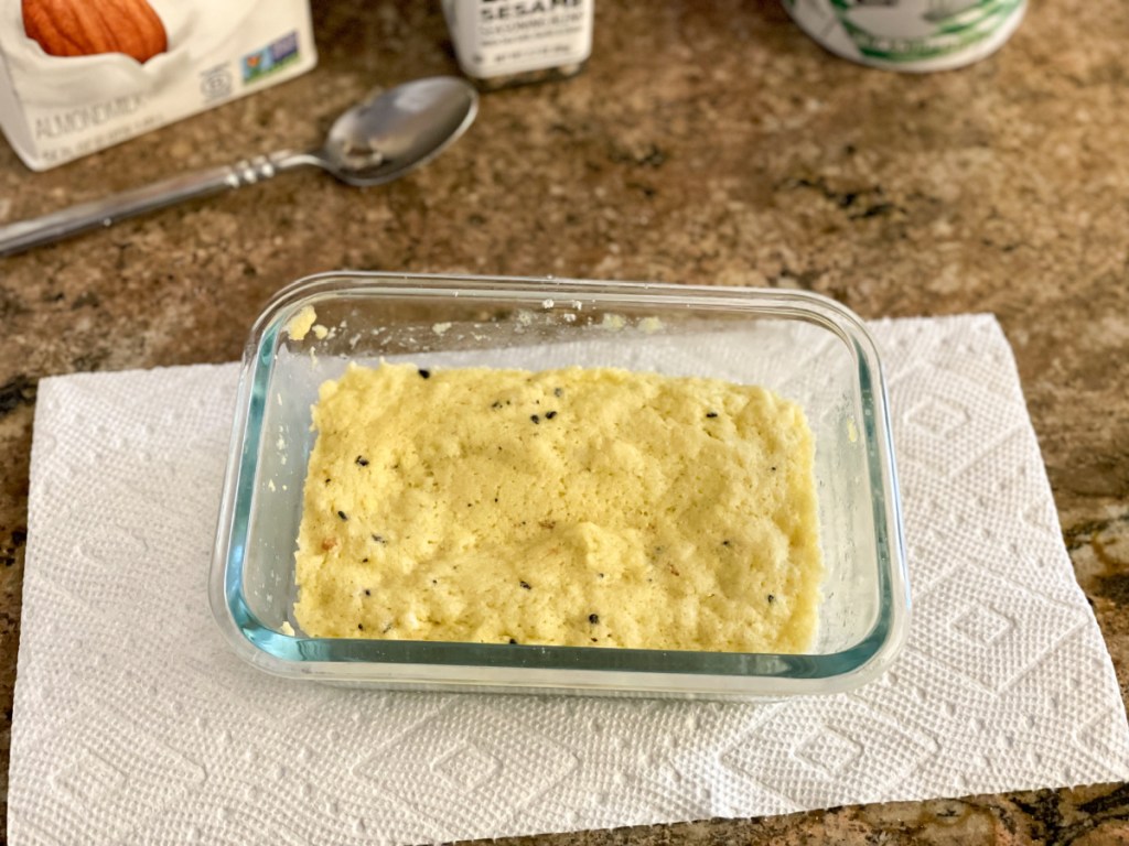 cooked 90-second keto bread