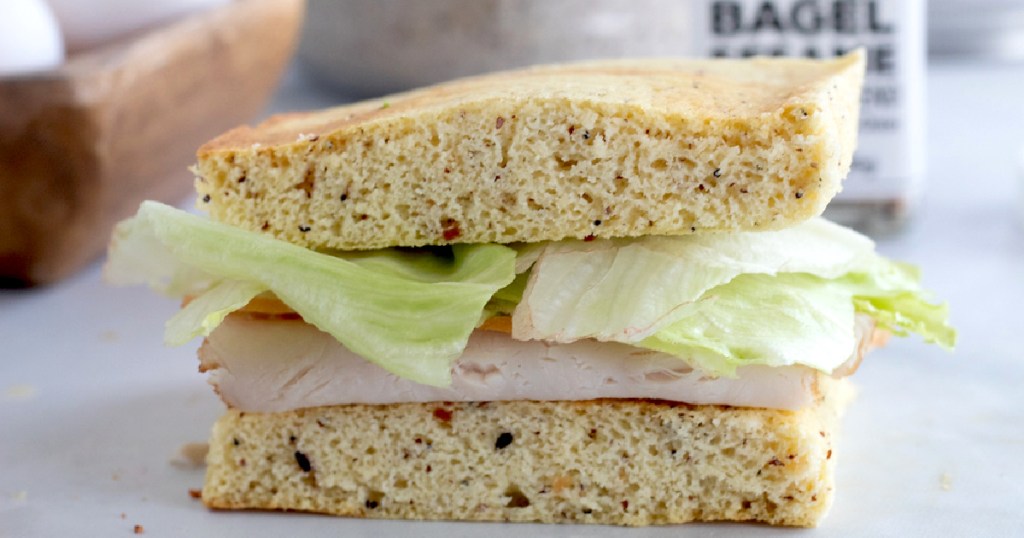 90 second keto bread sandwich 