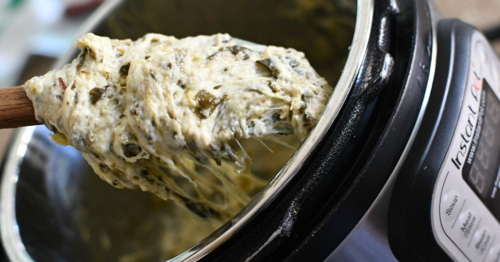 Instant Pot keto artichoke dip 