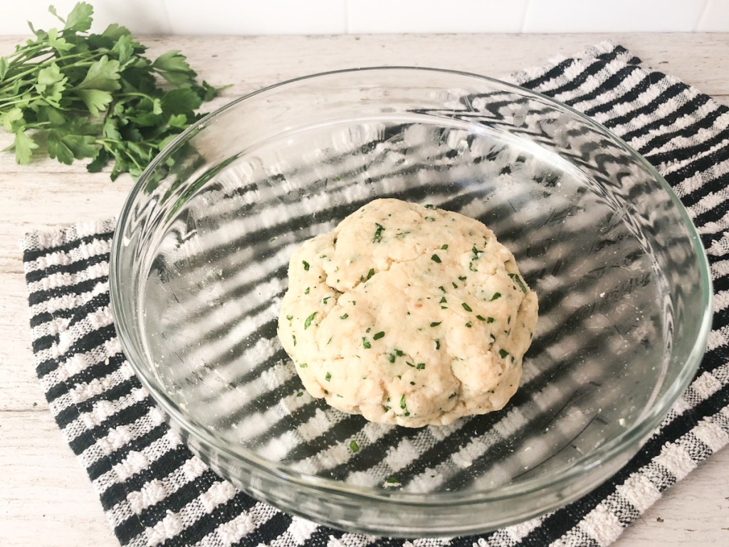 keto breadstick dough ball