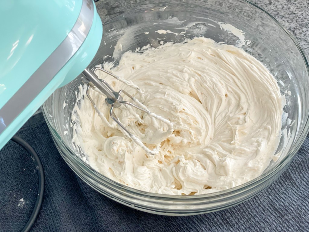 cream cheese filling for Keto Pumpkin Roll