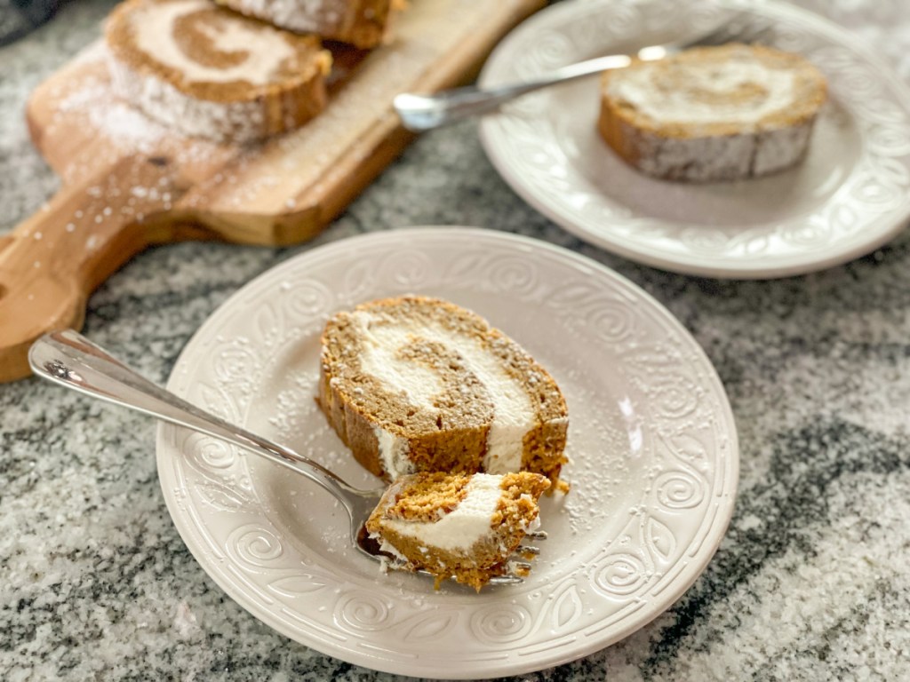 bite of Keto Pumpkin Roll