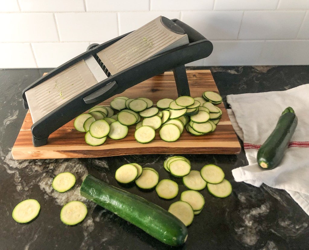 sliced zucchini