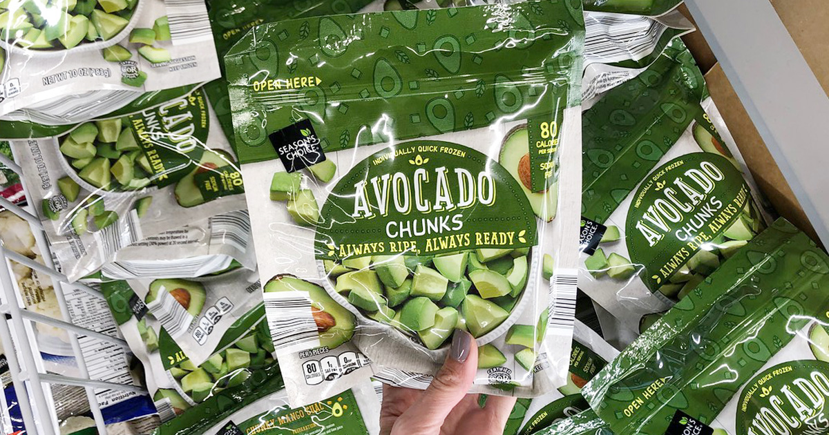 aldi frozen avocado chunks which is an ingredient on our printable keto food list