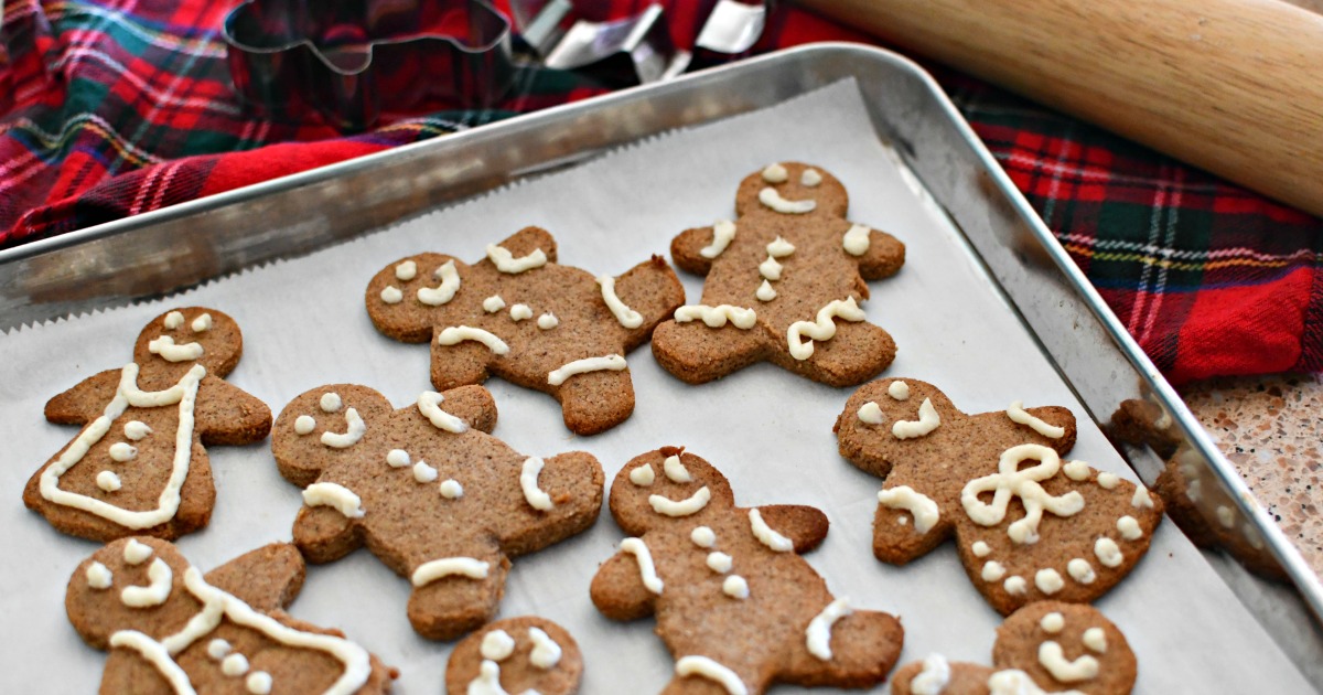 easy keto gingerbread cookies