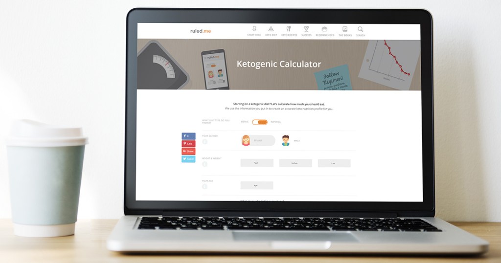 ruled.me keto calculator on macbook