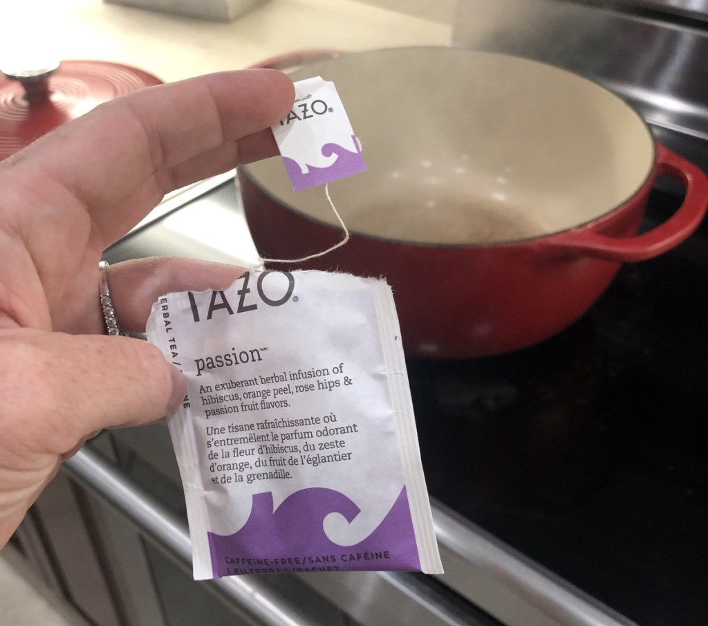 tazo passion tea bag