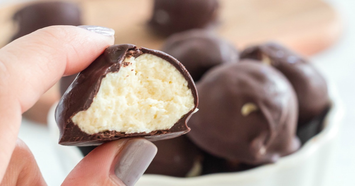 Keto Chocolate Covered Cheesecake Fat Bombs | Keto Dessert Recipe