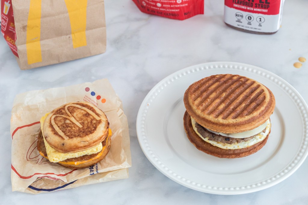 comparing mcgriddle to kept mcgriddle side by side