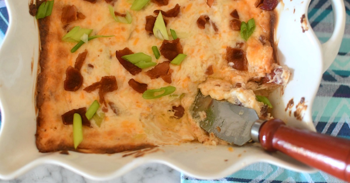 Best Keto Warm Bacon and Cheese Dip | Easy Party Appetizer