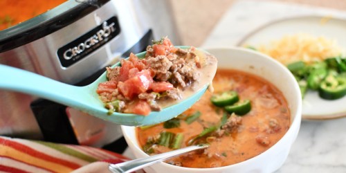 Make the BEST Keto Taco Soup in Your Crockpot