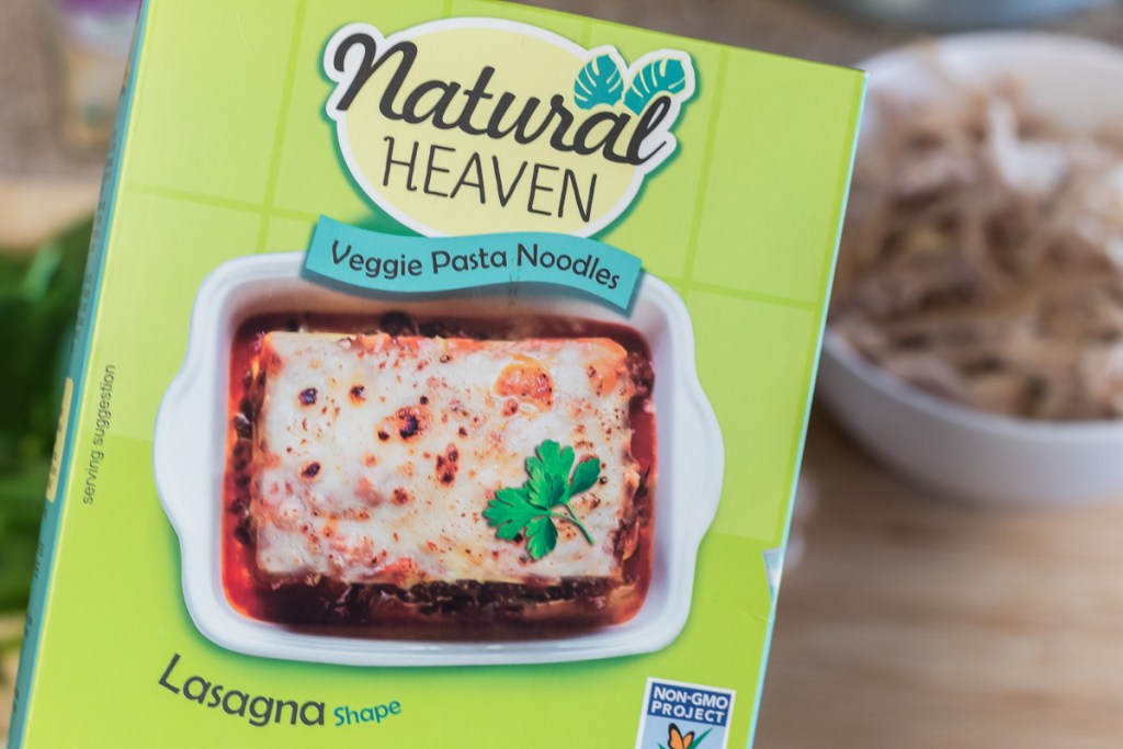 natural heaven box of pasta noodles