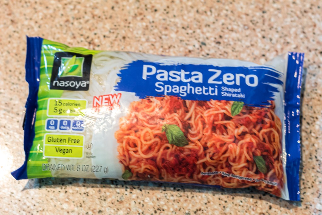 pasta zero bag of noodles