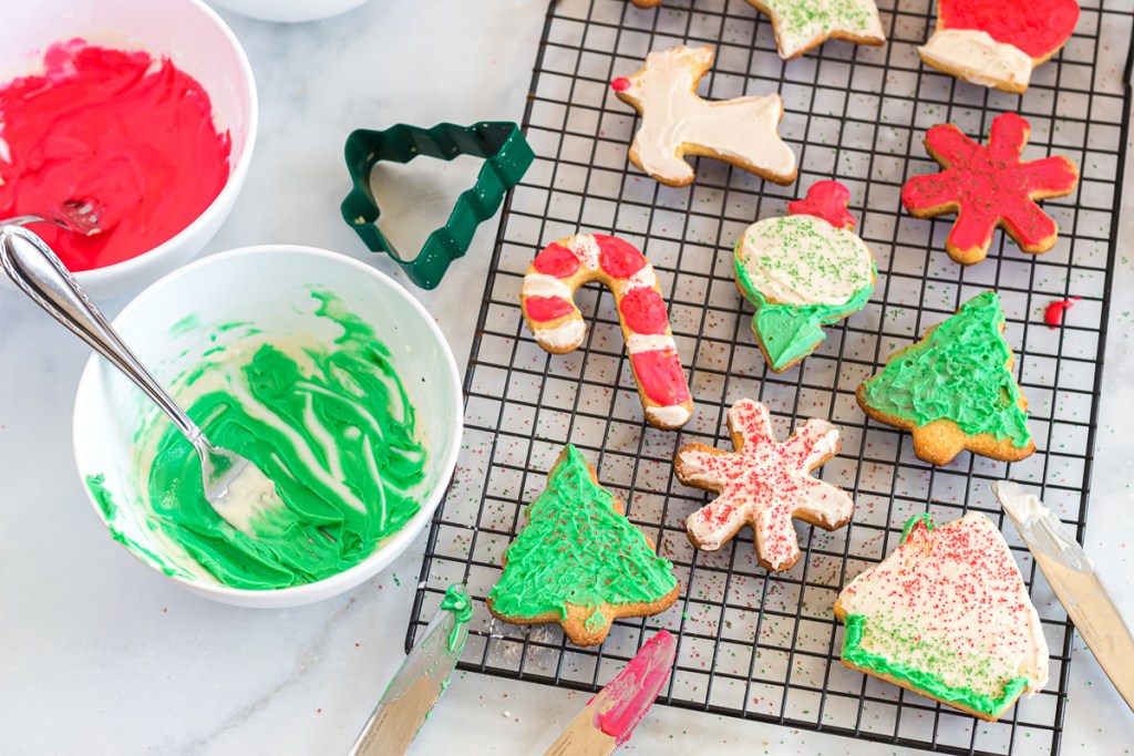 iced keto sugar cookies