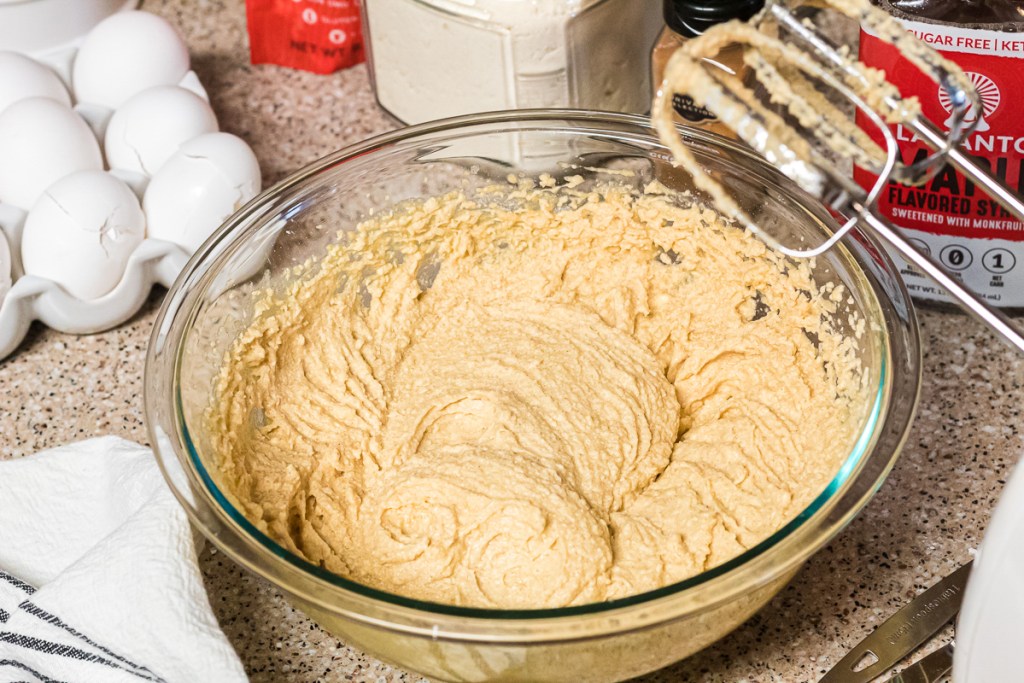 bread batter in bowl