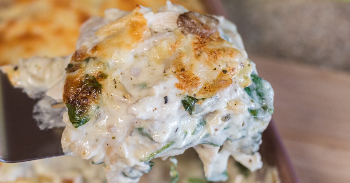 The Best Keto Chicken Lasagna Casserole (Without Zucchini Noodles!)