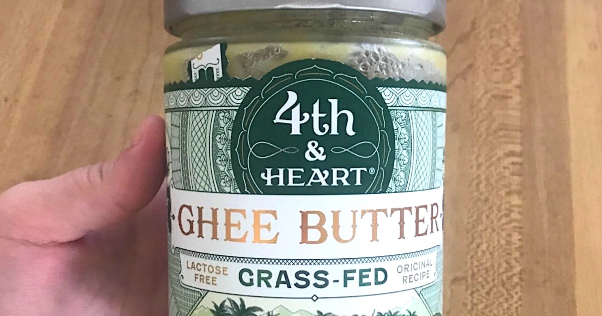 Save on 4th & Heart GrassFed Ghee Butter w/ This Amazon Coupon
