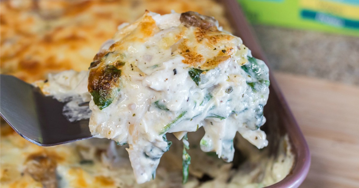 Keto Chicken Lasagna Casserole-image