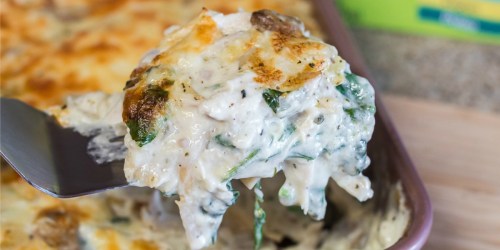 The Best Keto Chicken Lasagna Casserole (Without Zucchini Noodles!)