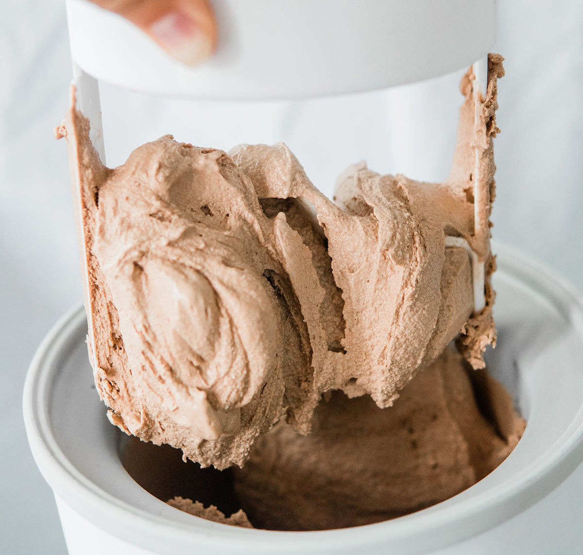 Keto vegan chocolate ice cream from Sarah Tribett