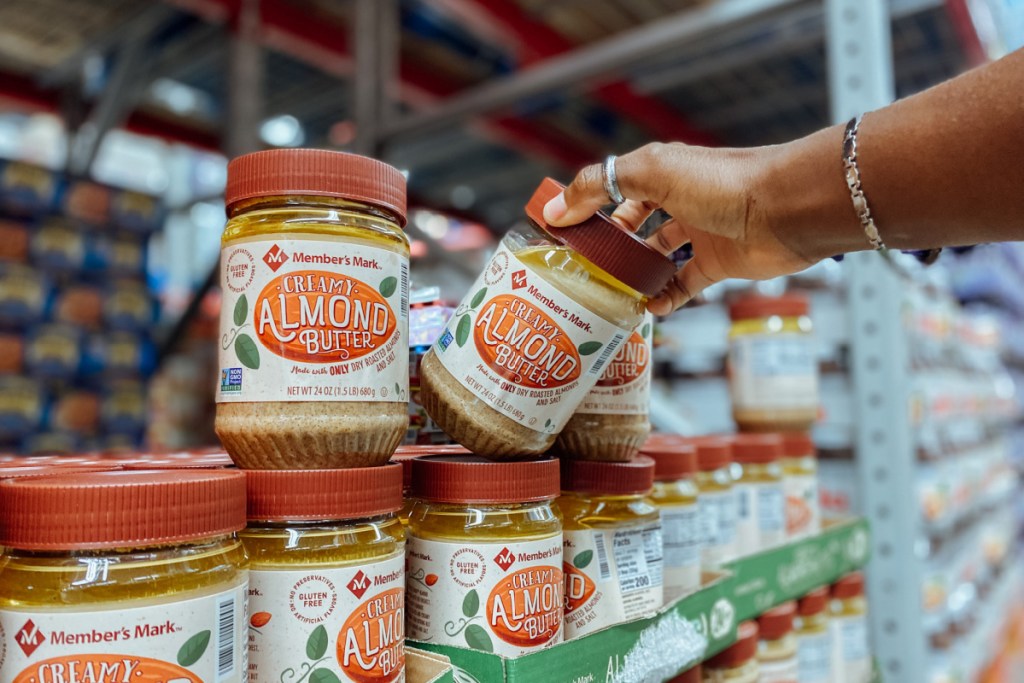 almond butter at Sam's Club