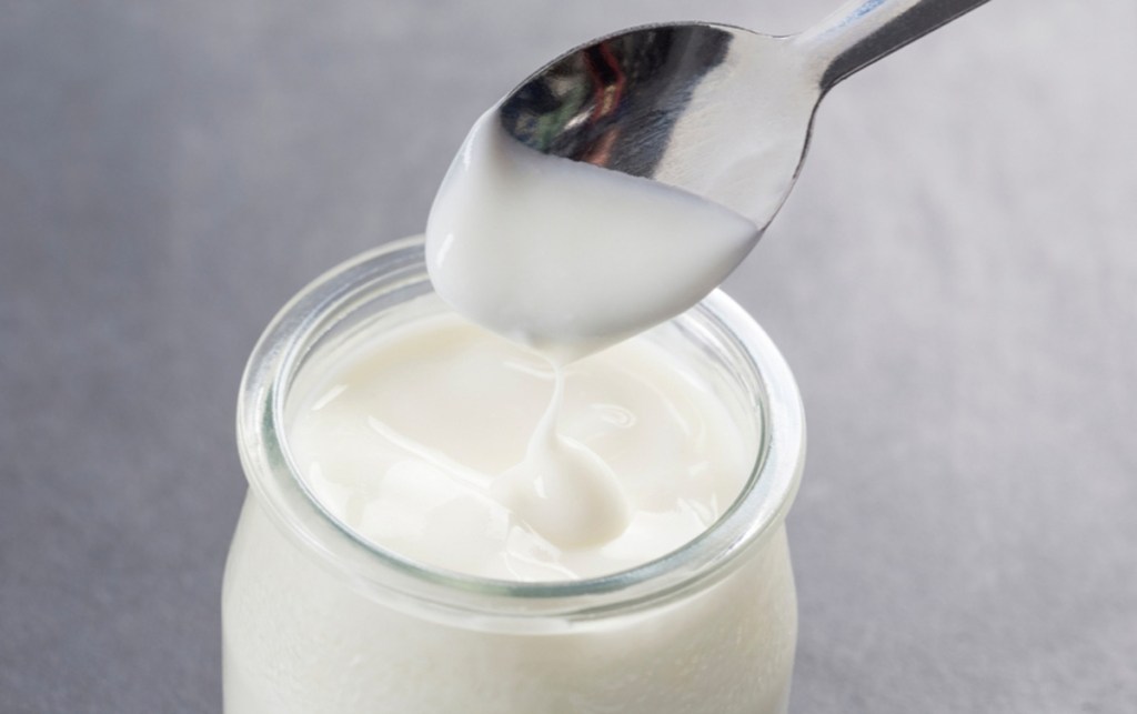 yogurt in a jar