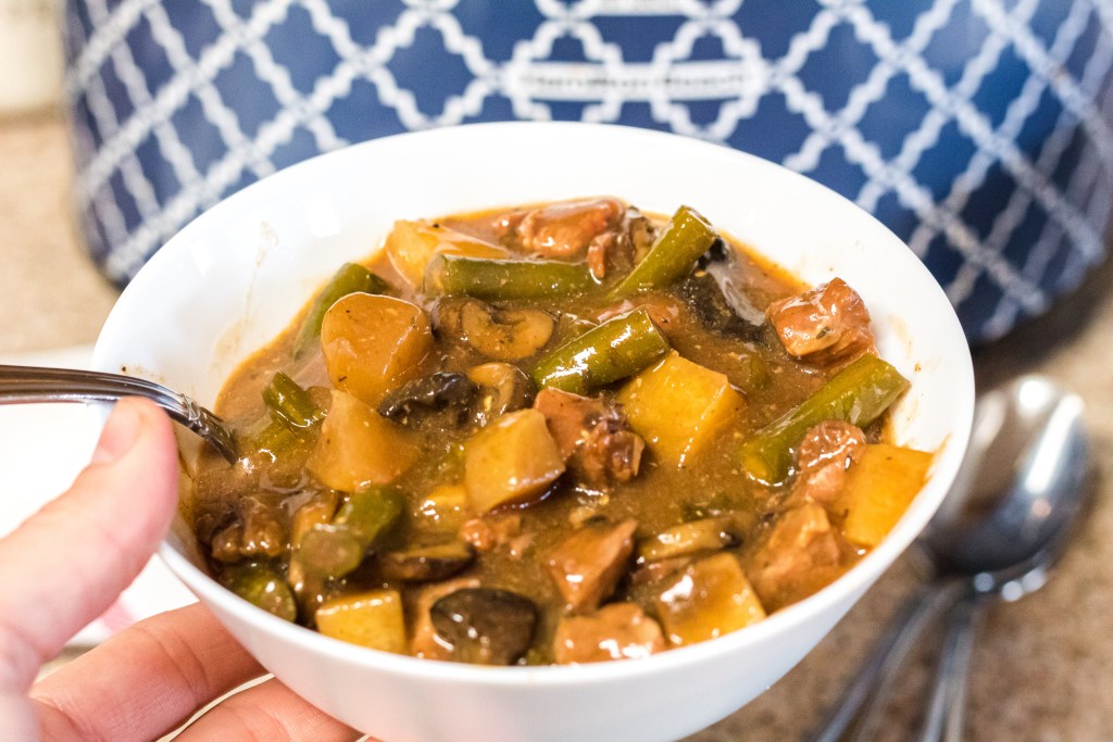 bowl of keto beef stew