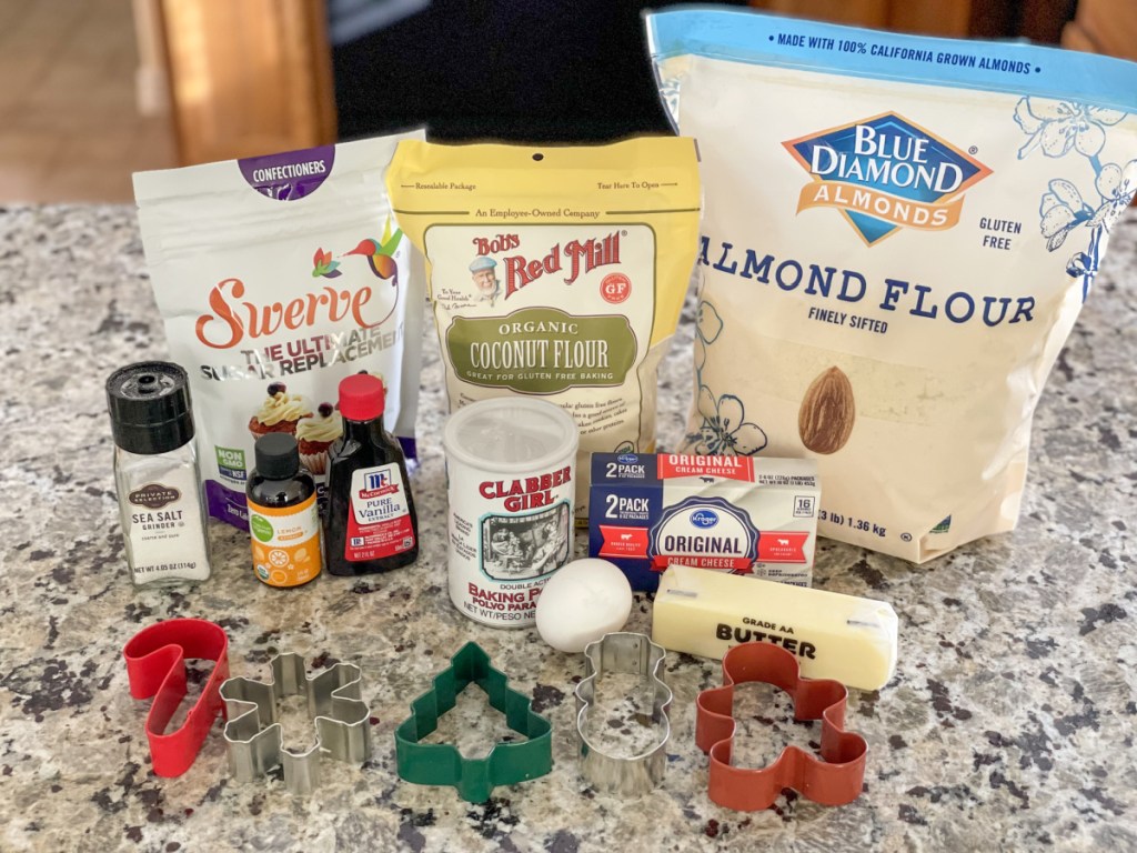 soft keto sugar cookies ingredients