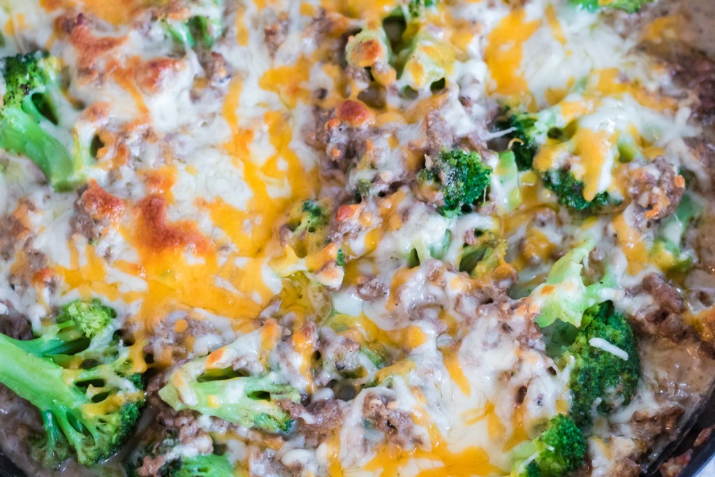 A Keto Hamburger Broccoli Casserole Everyone Will Love Hip2Keto