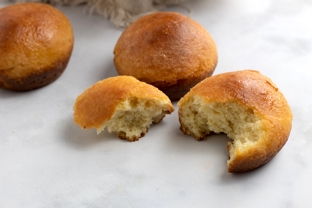 keto sweet dinner rolls on table 