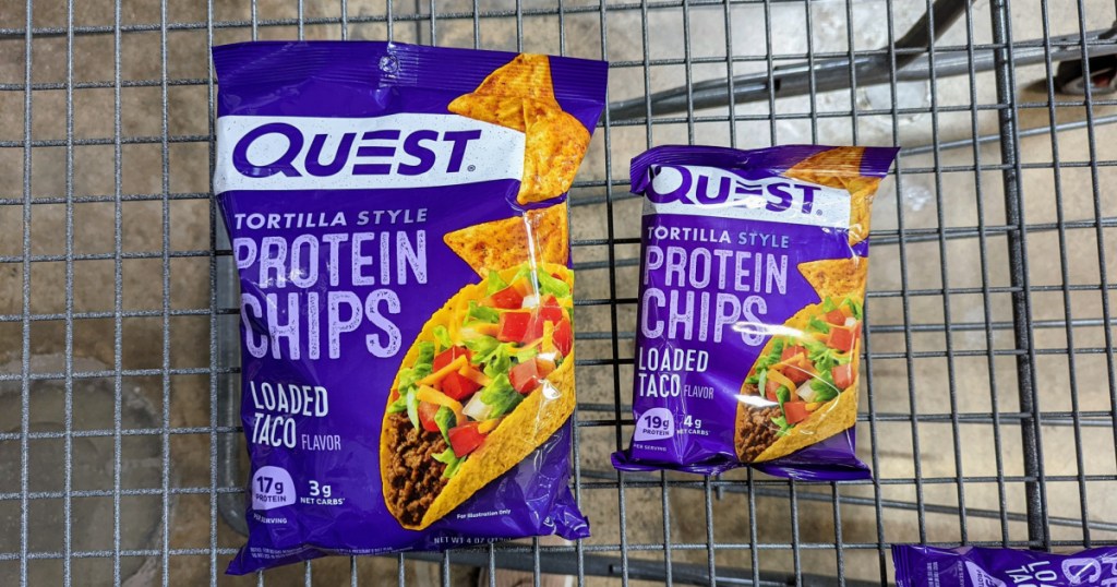 quest protein chips 4oz and 1.1oz