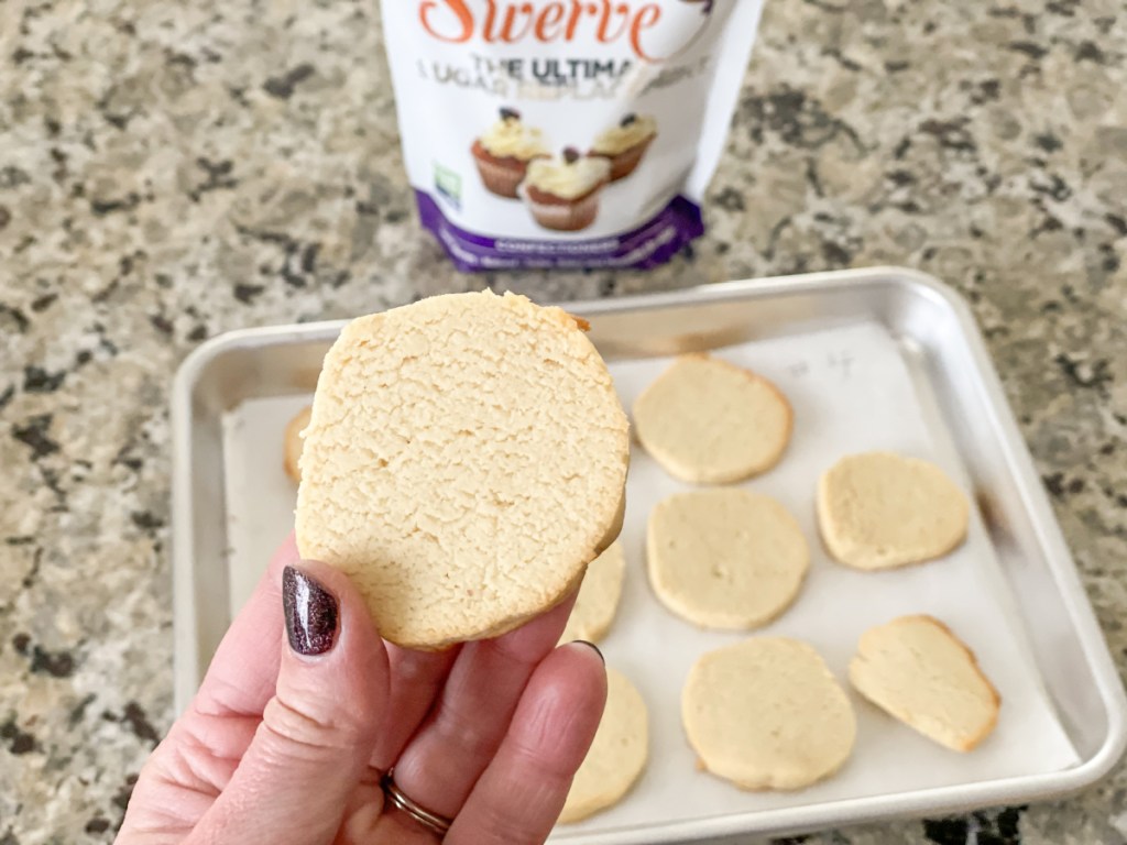 keto sweeteners taste test cookie with swerve confectioners