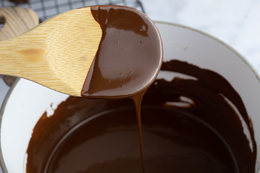 melted chocolate