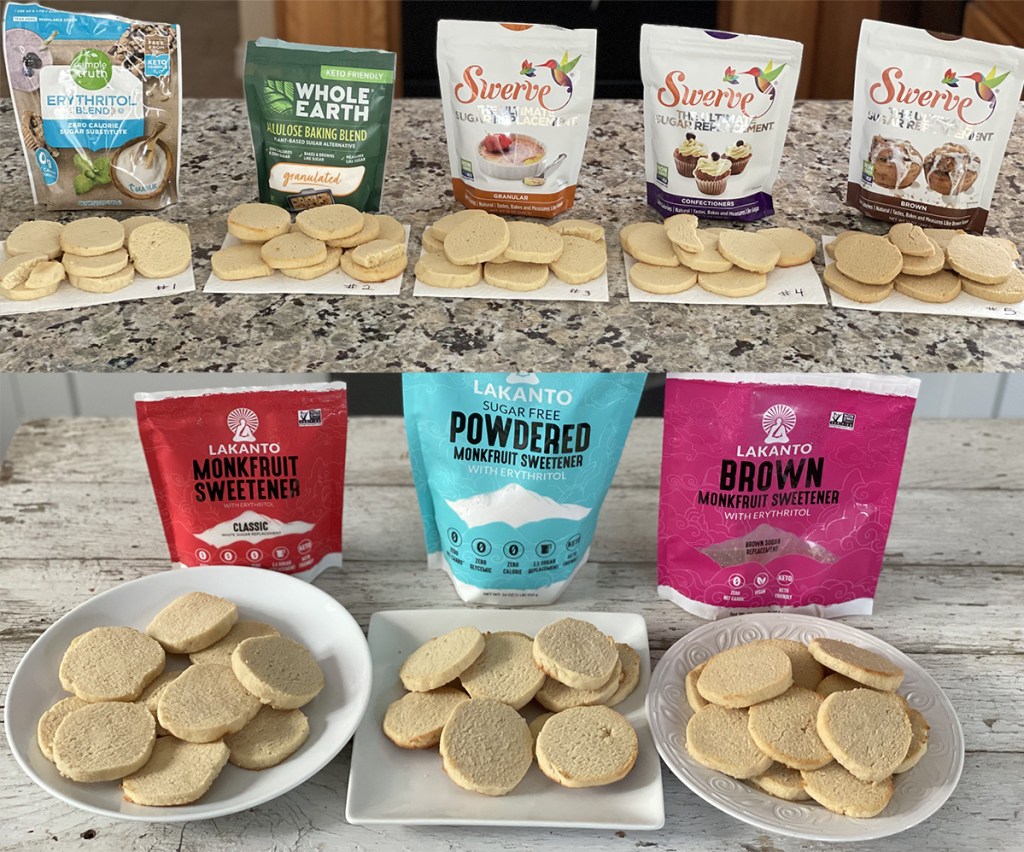 keto sweetener taste taste in keto sugar cookies