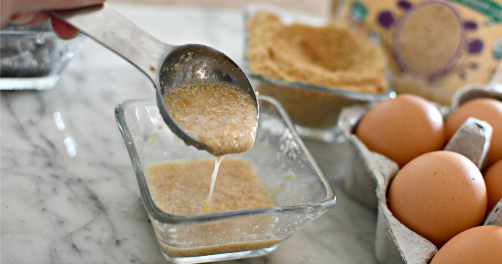 making a flax egg