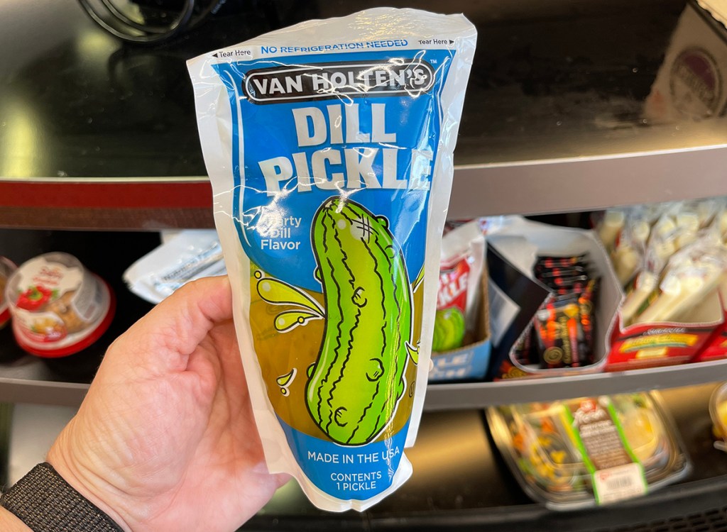 pickle pouch at gas station